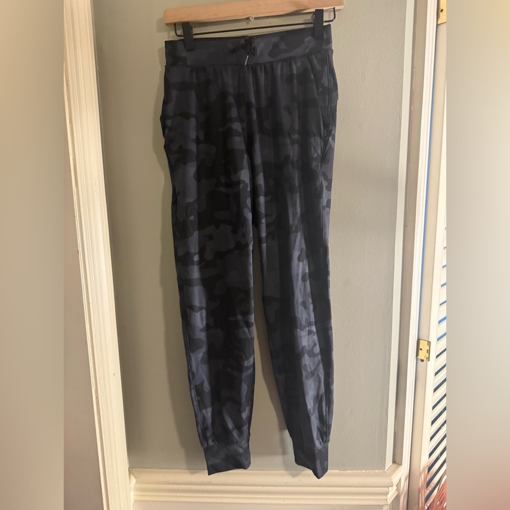 Libin Camouflage Pattern Jogger Pants With Elasti… - image 1